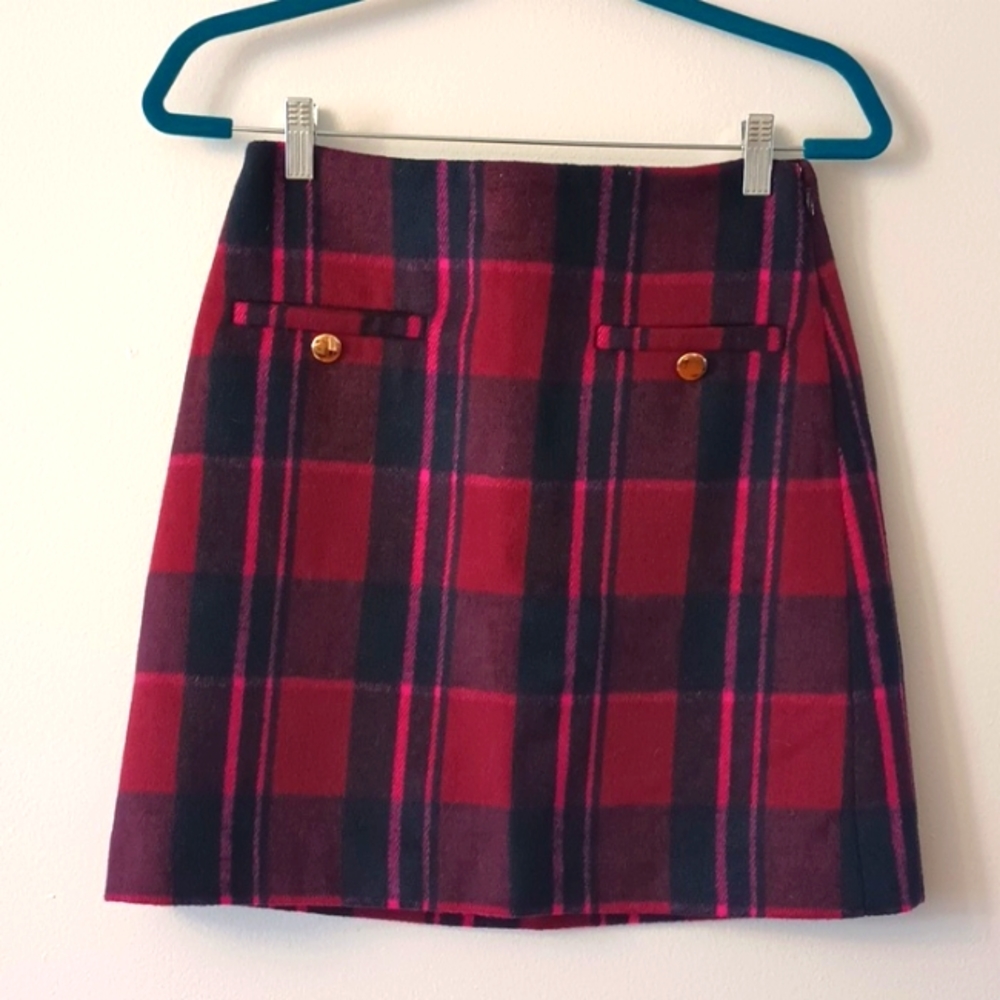 Plaid Loft mini skirt